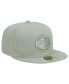 ფოტო #1 პროდუქტის Men's Light Green Detroit Pistons Sage Color Pack 59FIFTY Fitted Hat