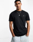 GANT shield logo t-shirt in black Черный, S - 46 - фото #1