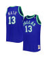 Men's Steve Nash Blue Dallas Mavericks Big and Tall Hardwood Classics 1998-99 Swingman Jersey