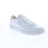 Фото #3 товара Reebok Club C 85 Mens White Leather Lace Up Lifestyle Sneakers Shoes