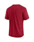 ფოტო #2 პროდუქტის Men's Scarlet San Francisco 49ers Hail Mary Raglan T-shirt
