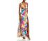 Фото #1 товара Liv Foster Womens Crisscross Cutout Gown Multicolor Size 2