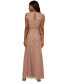 Фото #2 товара Petite 3D Embellished Blouson Gown