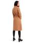 Women's Boss Girl Double-Breasted Wool Coat - Camel