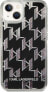 Karl Lagerfeld Etui Karl Lagerfeld do iPhone 14 Plus 6,7" hardcase czarny/black Liquid Glitter Monogram