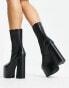 Фото #6 товара RAID Wide Fit Gabriel platform ankle boots in black