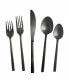 Arezzo Brushed Black 5pc Place Setting