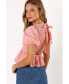 ფოტო #6 პროდუქტის Women's Candice Short Sleeve Top