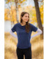 ფოტო #9 პროდუქტის Women's UPF 50+ Sun Protective Short Sleeve Crew