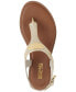 Фото #4 товара Women's MK Plate Flat Thong Sandals