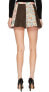 Фото #3 товара Red Valentino 247705 Womens Herringbone Prints Intarsia Shorts Camello Size 40