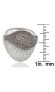 ფოტო #2 პროდუქტის Suzy Levian Sterling Silver Cubic Zirconia Pave Double Puff Ring