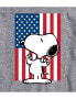 Фото #3 товара Hybrid Apparel Peanuts Flag Mens Short Sleeve Tee