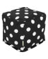 Фото #23 товара Large Polka Dot Ottoman Pouf Cube 17" x 17"
