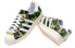Фото #5 товара A BATHING APE x adidas originals Superstar Green Camo 防滑减震 低帮 板鞋 男女同款 白绿 / Кроссовки Adidas originals Superstar GZ8981