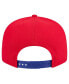 ფოტო #4 პროდუქტის Men's White/Royal Philadelphia 76ers Throwback Gradient Tech Font 9fifty Snapback Hat