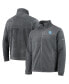 ფოტო #1 პროდუქტის Men's Philadelphia 76ers Heathered Charcoal Flanker Full-Zip Jacket