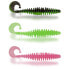 MAGIC TROUT T-Worm Twister Soft Lure 1.5g 55 mm Neon Yellow / Black - фото #1