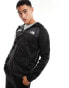 The North Face Training Reaxion zip up fleece hoodie in black