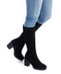 ფოტო #2 პროდუქტის Women's Suede Tall Boots By XTI
