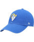 ფოტო #1 პროდუქტის Boys Royal Los Angeles Rams Logo Clean Up Adjustable Hat