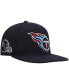 Фото #2 товара Men's Navy Tennessee Titans Logo II Snapback Hat