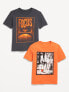 Фото #1 товара Short-Sleeve Graphic T-Shirt 2-Pack for Boys