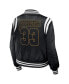 ფოტო #2 პროდუქტის Women's Black Pittsburgh Steelers Bomber Full-Zip Jacket