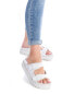 ფოტო #5 პროდუქტის Women's Double Strap Buckle Sandals By White