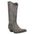 Фото #2 товара Dingo Flirty N' Fun Embroidered Snip Toe Cowboy Womens Grey Casual Boots DI171-