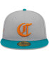 Фото #3 товара Men's Gray, Teal Cincinnati Reds 59FIFTY Fitted Hat
