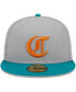 Men's Gray, Teal Cincinnati Reds 59FIFTY Fitted Hat Gray, Teal, 7 1/4 - фото #3