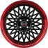 Фото #4 товара Колесный диск литой Borbet B black rim red 8.5x20 ET45 - LK5/112 ML66.5