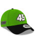 ფოტო #1 პროდუქტის Men's Green Kurt Busch Number 9FORTY Snapback Adjustable Hat