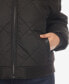 Фото #4 товара Plus Size Diamond Quilted Puffer Bomber Jacket