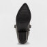 Фото #3 товара Women's Sadie Western Boots - Universal Thread Black 5.5