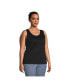 ფოტო #3 პროდუქტის Plus Size Cotton Tank Top