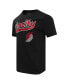 Фото #4 товара Men's Black Portland Trail Blazers 2023 City Edition T-shirt