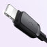 Kabel przewód do iPhone Lightning - USB 2.4A 480Mbps 2m czarny