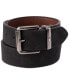 Фото #8 товара Men’s Two-In-One Reversible Casual Matte and Pebbled Belt