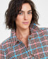 ფოტო #3 პროდუქტის Women's Plaid Car Coat, Created for Macy's