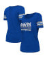 ფოტო #1 პროდუქტის Women's Royal Los Angeles Dodgers Team Stripe T-shirt