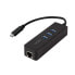 Фото #2 товара LogiLink UA0283 - Wired - USB - Ethernet - 1000 Mbit/s - Black