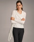 Фото #3 товара Кардиган женский DKNY Donna Karan с длинным рукавом и драпировкой