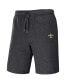 Фото #3 товара Men's NFL x Darius Rucker Collection by Heather Charcoal New Orleans Saints Logo Shorts