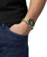 Фото #3 товара Men's Swiss Automatic Seastar 1000 Powermatic 80 Two-Tone Stainless Steel Bracelet Watch 40mm