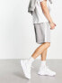 Фото #4 товара adidas Originals Essentials three stripe shorts in grey