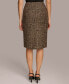 Фото #2 товара Women's Tweed Pencil Skirt