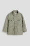 Cotton Twill Utility Jacket