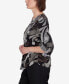 ფოტო #5 პროდუქტის Classic Textured Leaf Top with Necklace